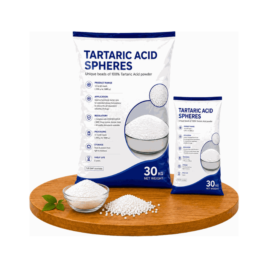 Tartaric Acid Spheres